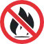 Substances inflammables interdites dans le box